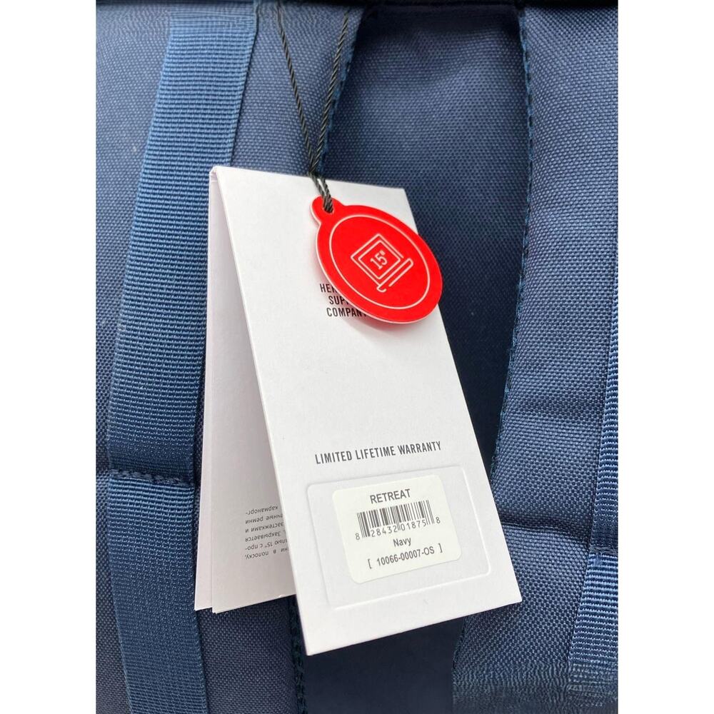 Herschel Supply Co. Retreat Backpack 15” Laptop Bag Carry On - Picture 7 of 10